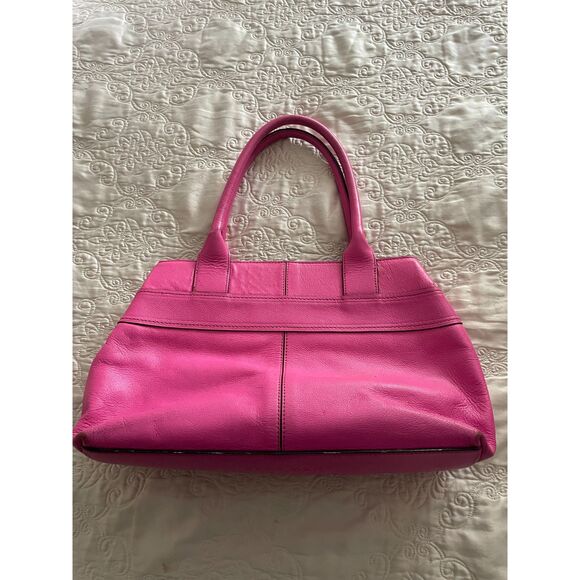 KATE SPADE New York Geniun Leather Pink Fuchsia Bow Satchel Handbag - Picture 3 of 14
